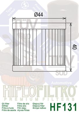 Фильтр масляный HIFLO FILTRO HF131 (HF971)
