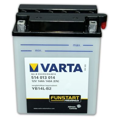 Аккумулятор VARTA 514013014A514 (YB14L-B2)