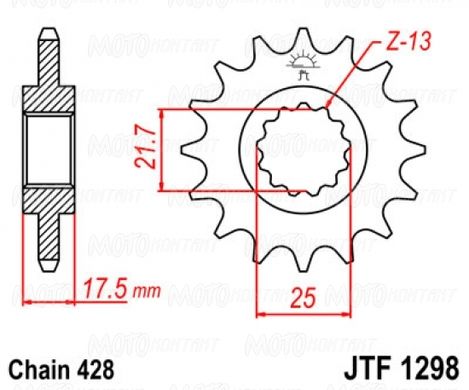 JT JTF1298.17 - Звезда передняя