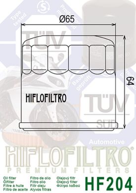 Фильтр масляный HIFLO FILTRO HF204
