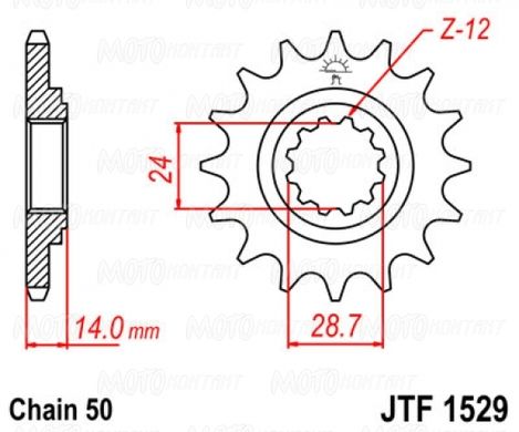 JT JTF1529.17 - Зірка передня