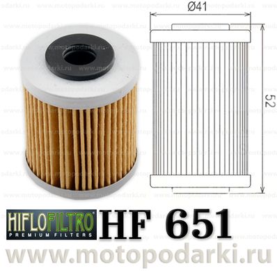 Фильтр масляный HIFLO FILTRO HF651