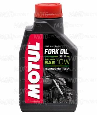 Масло вилочное FORK OIL EXPERT MEDIUM SAE 10W, 1 литр, (822201, 105930)