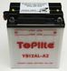 Мотоакумулятор TOPLITE YB12AL-A2 12V, 12Ah, д. 135, ш. 81, в.161, обсяг 0,8, вага 4,1 кг, без електроліту